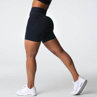 Gluteal Muscle Line Hip Raise Skinny Seamless Shorts Fitness Yoga Shorts