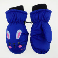 Winter Cold  Waterproof  Non-slip Children's Ski Gloves