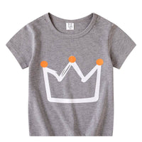 Children's Short Sleeve Boys And Girls T-shirt Cartoon Half Sleeve Top