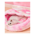 Enclosed Cat Bed For Pets To Sleep Warm In Winter