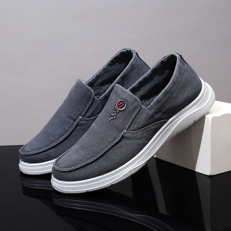 Old Beijing Cloth Shoes Men's Plus Size Canvas