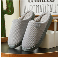 Couple's Home Indoor Cotton Drag Warm Non-slip Plush