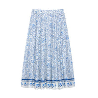 Versatile Chic Midi Skirt For Vacationperfect For Casual Everyday Looks