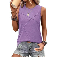 Womens Summer Tank Top Loose-Fit