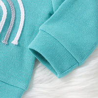 Autumn Rainbow Rope Simple Children's Suit