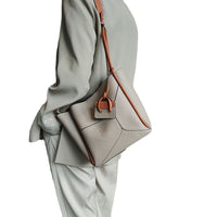 Underarm Bag Contrast Color Basket Handbag Shoulder Crossbody