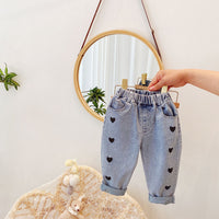 Korean Version Of Elastic Leg Pants Baby Spring And Autumn Pants