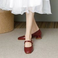 Mary Jane Commuter Retro Style Plus-Size Womens Shoes