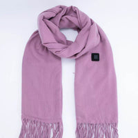Winter Outdoors Heating Scarf Solid Color Smart Electric Heating Scarf