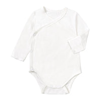 Baby Bamboo Fiber Long Sleeve Baby Bodysuit Jumpsuit