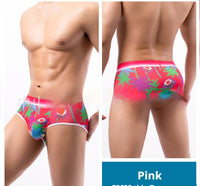 Men's Briefs Printed Breathable Mesh Digital Printing