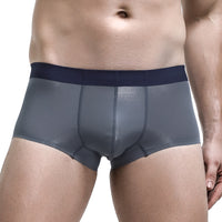 Super Thin Ice Silk Seamless Boxer Pants In Summer