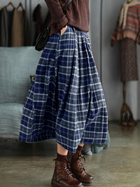Casual Vacation Style Elastic Waist A- Line Dress