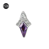 Versatile Minimalist Kite-shaped Rhombus Earring Studs