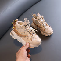 Boys' College Students Soft-soled Mid-top Sneakers