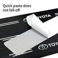 4 PCS Universal PVC Cuttable Car Door Sill Protective Sticker Kit Car Threshold And Frame Protection