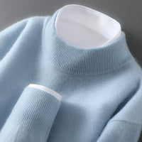 Men's Casual Loose-Fitting Cashmere Base-Layer Sweater