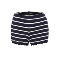 New Relaxed-fit Knitted Striped Crew-neck Long-sleeve Top
