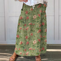 Casual Retro Floral Vacation Dress With A Sophisticated Work-appropriate Vibe