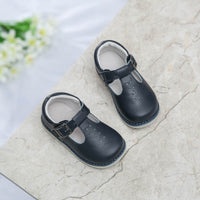 Children's English Style Small Leather Shoes