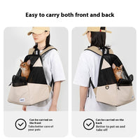 Casual Breathable Four Seasons Portable Pet Backpack