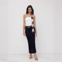 Retro Woven Butterfly Waist Cord Accessory Skirt