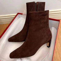 Womens Genuine Leather Snow Boots For Winter Cowhide