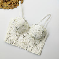 Western-style Flower Suspenders With Fishbone Tops Inside And Outside