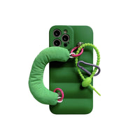Cotton Jacket Wrist Strap Mobile Phone Case
