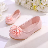 Korean Rhinestone Princess Square Mouth Shoes