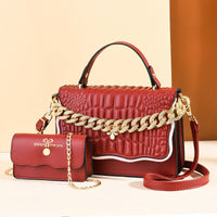 Fashion Rhombic Chain Slung One Shoulder Bag