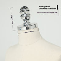 Model Head Cover Replacement Top Accessories Boys And Girls Electroplating Head Cover Gold Silver More Modeling