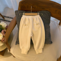 Children's Fleece-lined Thickened Casual Pants