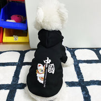 Autumn And Winter Dog Clothes Cartoon Cute