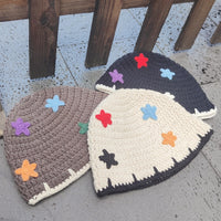Dopamine XINGX Handmade Crochet Cotton Bucket Hat