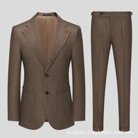 Italian Naples Men's Business Formal Casual Suit