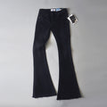 Women's Flared Pants Stretch Thin Denim Trousers Trend