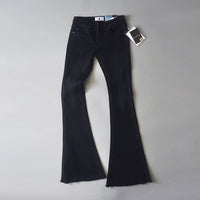 Women's Flared Pants Stretch Thin Denim Trousers Trend