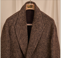 Wool Casual Loose-fitting Mid-length Coat Double-faced