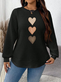 New Arrival Printed Crewneck Long-sleeve Winter Top