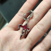 Womens Stylish Ear Hook Pendant Earrings