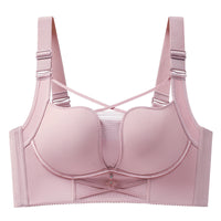 Women's Fashion Simple Cross Strap Wireless Bra