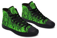 Printed Couple High-top Canvas Shoes