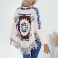 Women's Vintage Off-neck Pullover Shawl