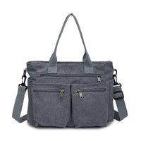 Korean Style Simple Large Capacity Fashion Corduroy Shoulder Bag