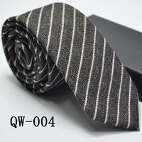 Men's Tie Super Narrow Wool-like Elegant And Elegant