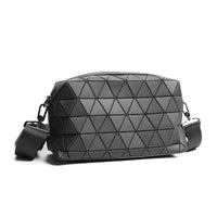 Fashion Men's And Women's Shoulder Bag Crossbody Geometric Diamond Pattern Bag