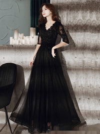 New Black High-end, Luxurious-feel Slimming Dress