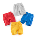 Fashionable Solid-Colored Cropped Pants For Boys