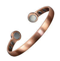 Red Magnetic Energy Open-end Large-head Magnet Red Copper Bracelet